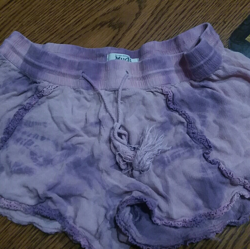Pink Tie Dye Shorts